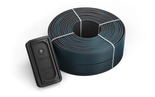 Drip irrigation flat pressure compensated dripper and coil of tape