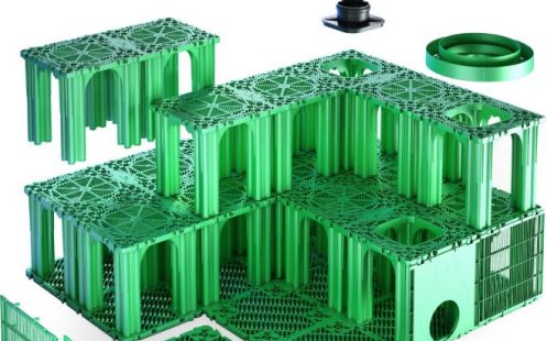 Stormwater crate Stormbox II compilation